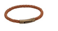 Brown Suede Antique Clasp Bracelet
