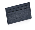 Leather Cardholder in Navy