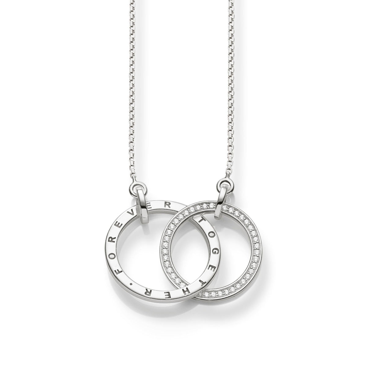 Large Together Forever Linked Necklace
