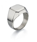 Large Plain Signet Ring