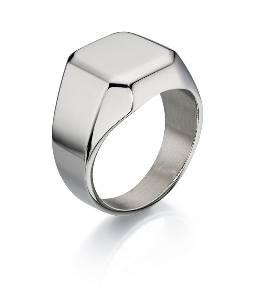 Large Plain Signet Ring