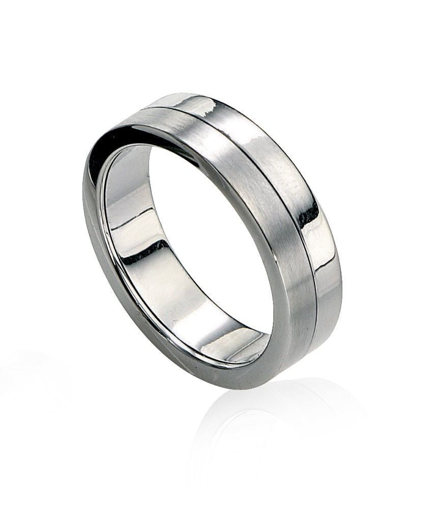 Stainless Steel Spinning Band Ring