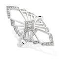 Art Deco Mirror Chrysler Ring