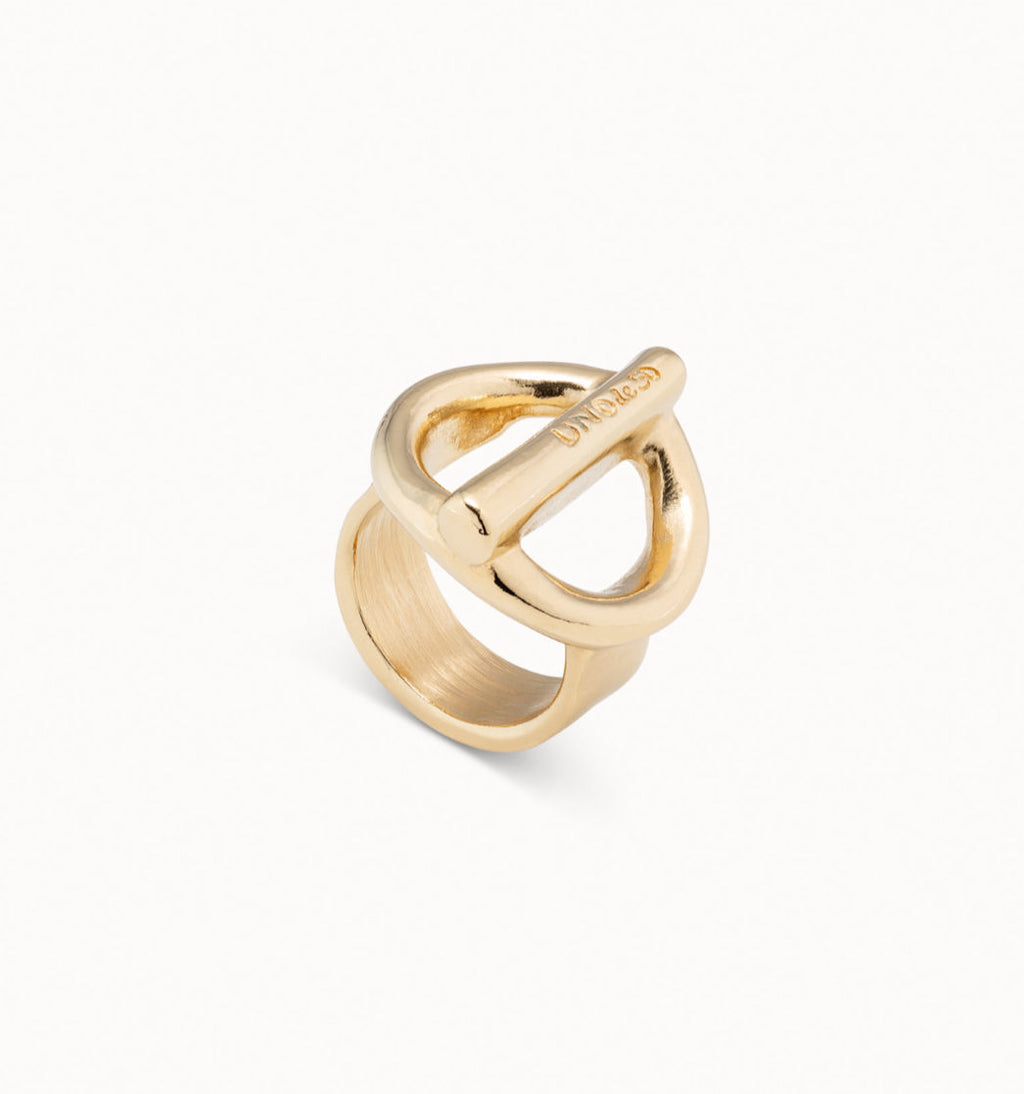 On Off Gold Ring