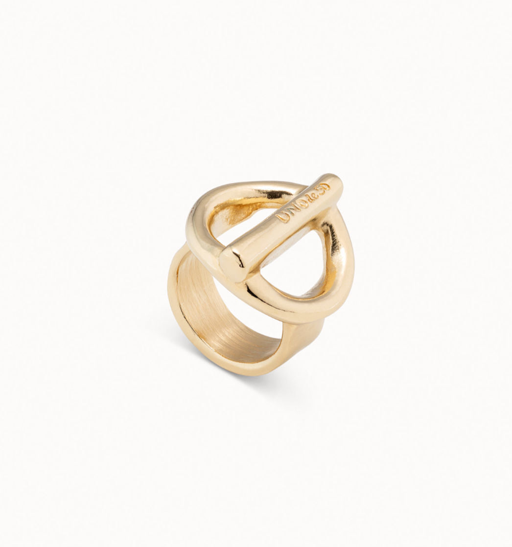 On Off Gold Ring