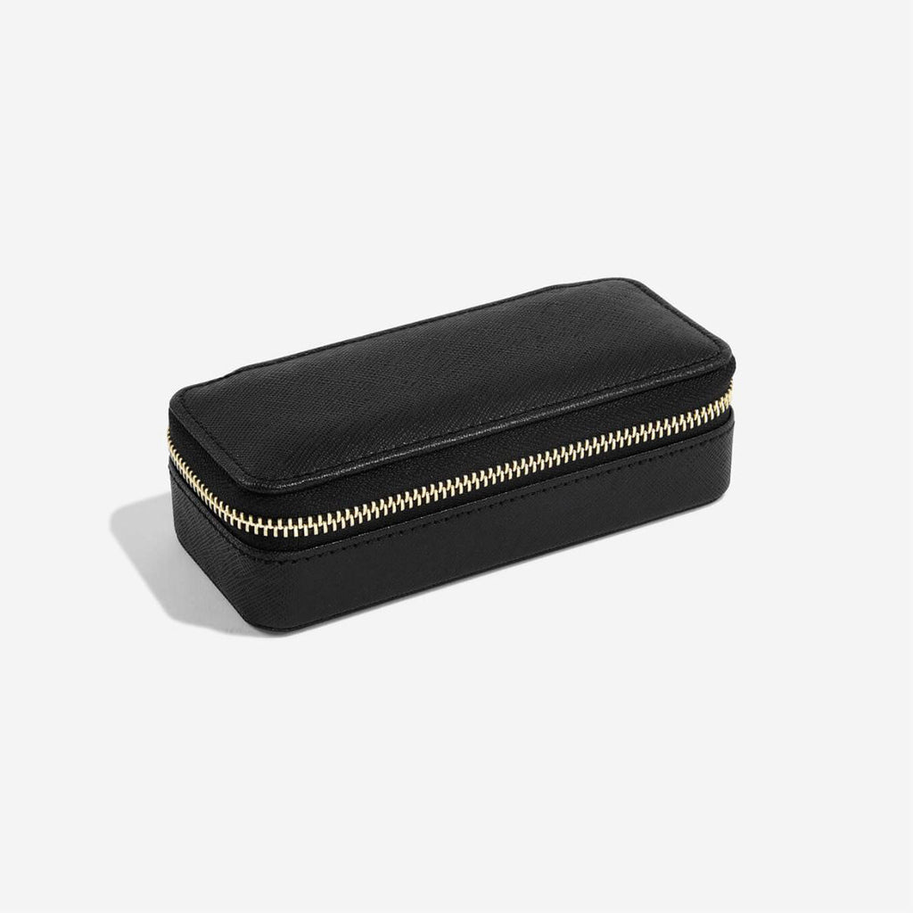 Black Medium Zipped Jewellery Box