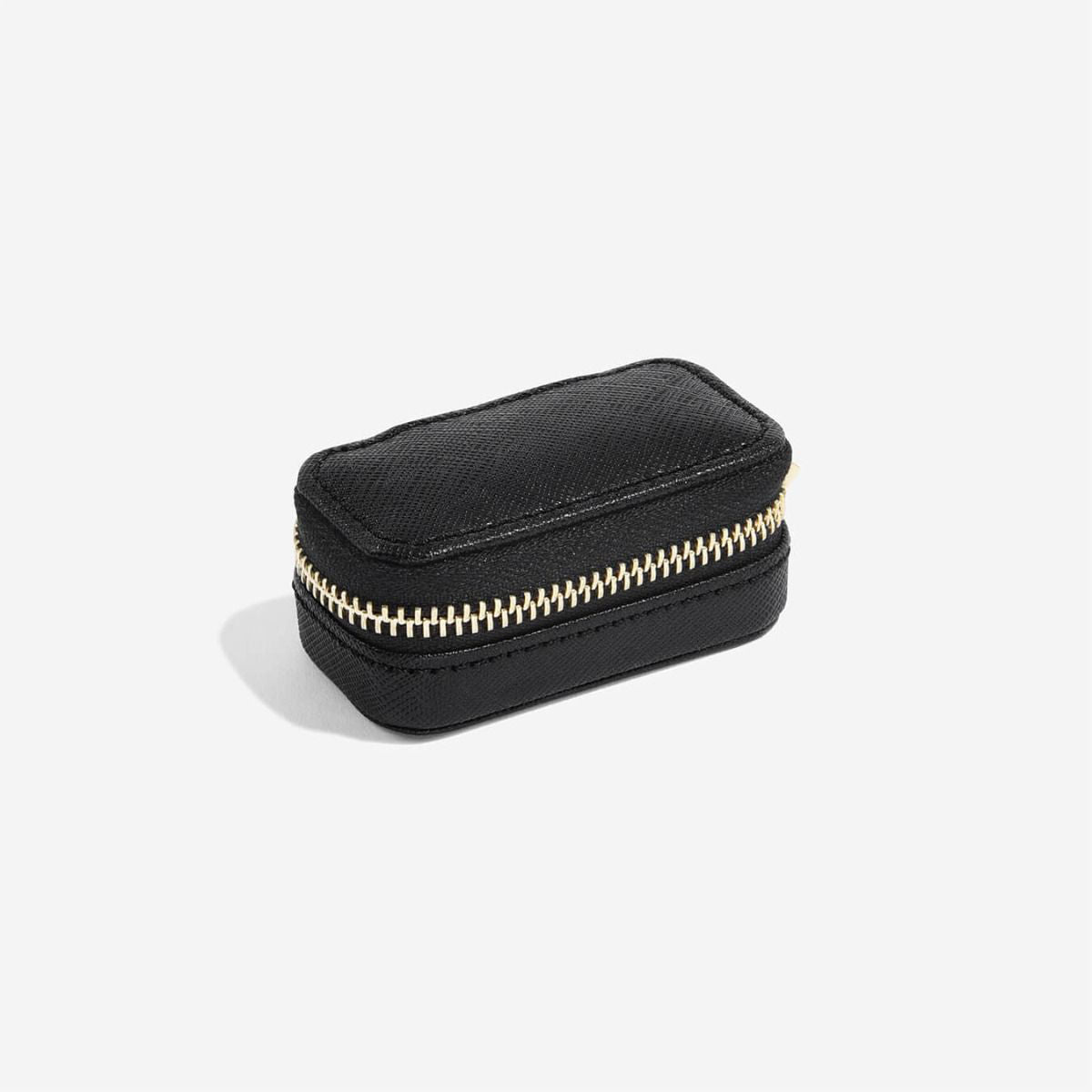 Black Petite Zipped Jewellery Box
