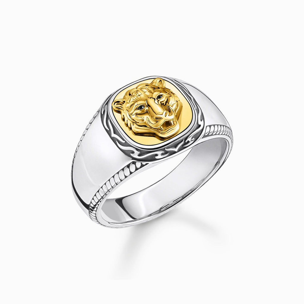 Tiger Signet Ring 