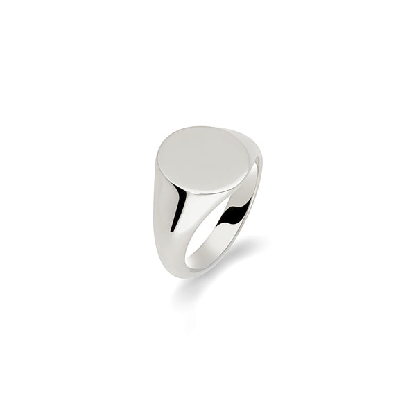 Ladies Oval Signet Ring 