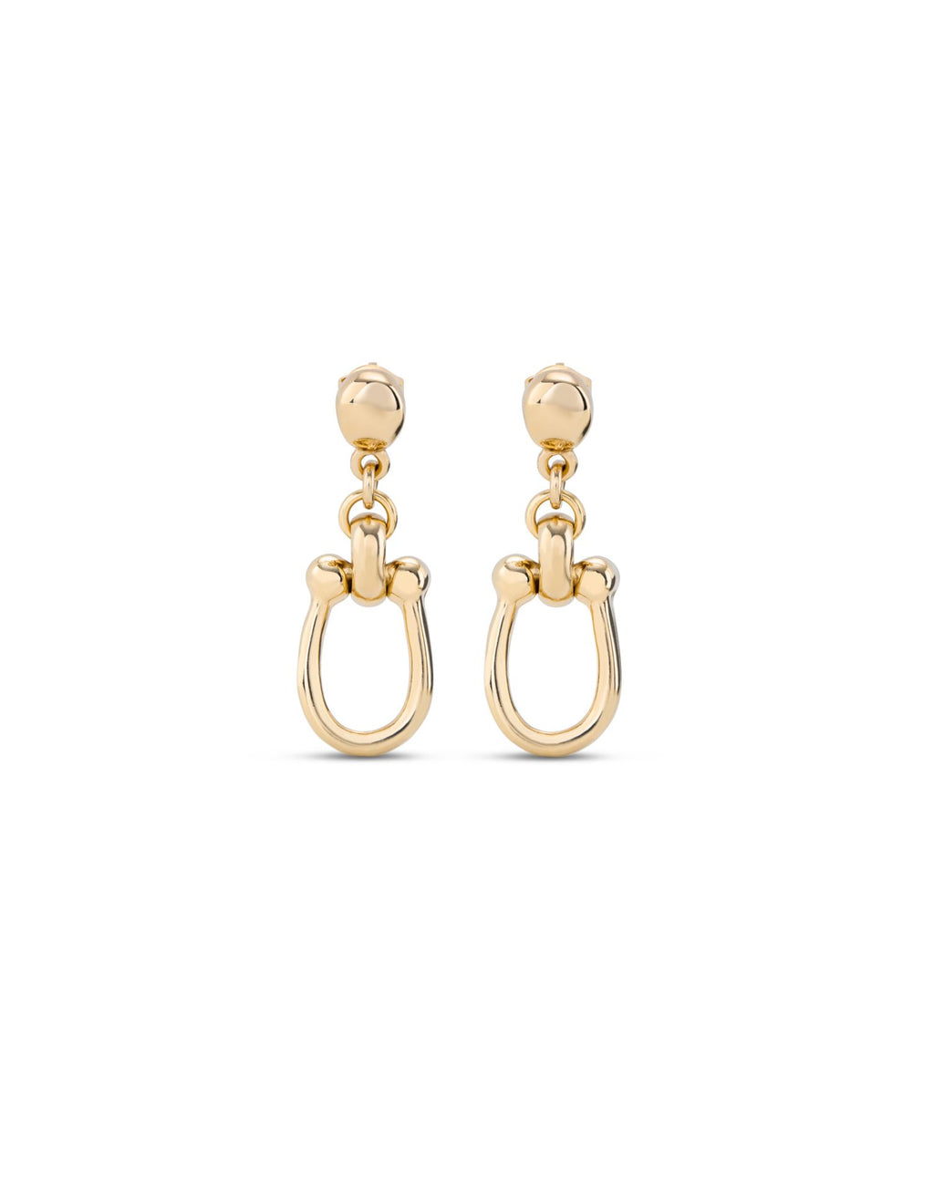 Serotonin Link Earrings in Gold 
