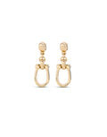 Serotonin Link Earrings in Gold 