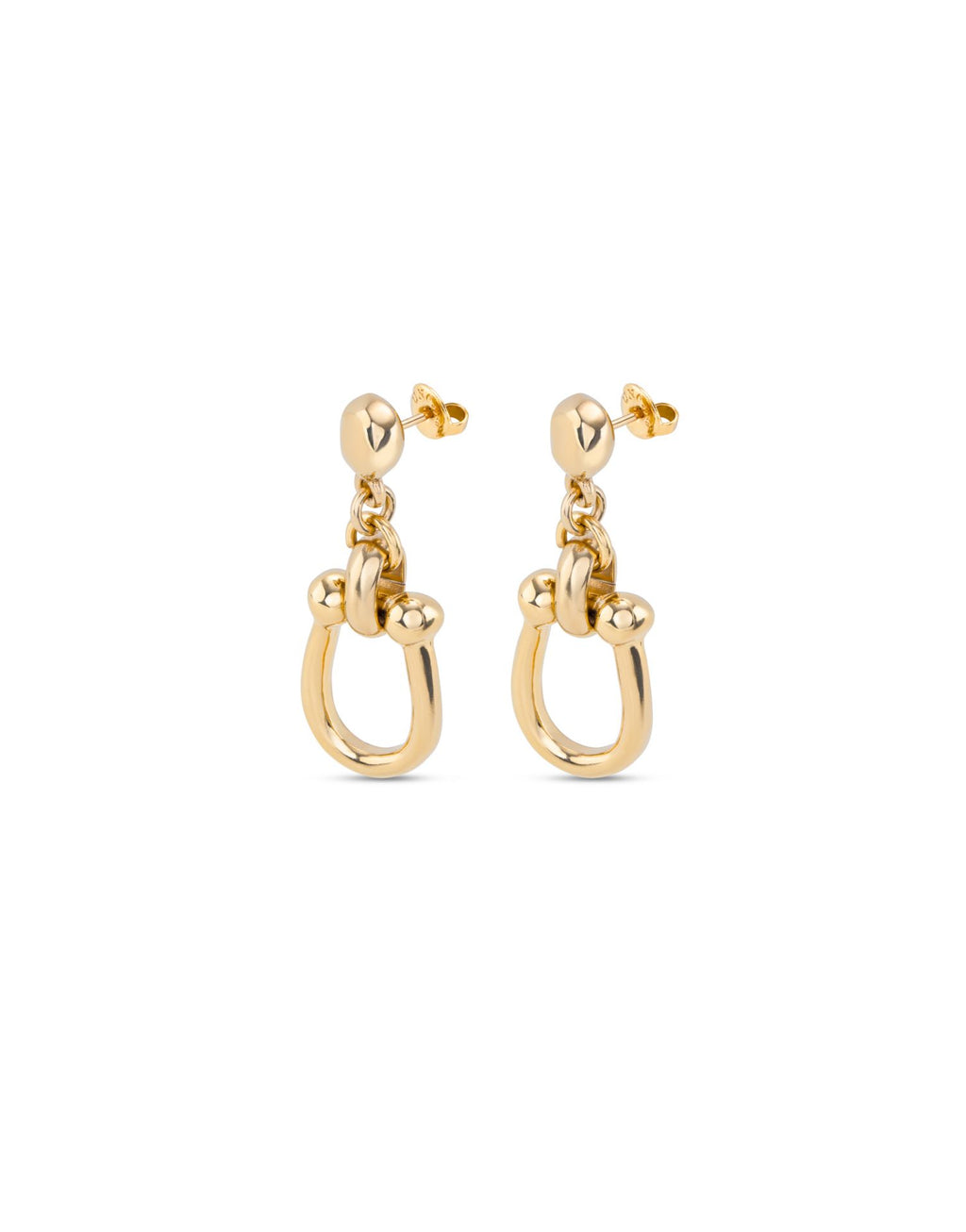 Serotonin Link Earrings in Gold 