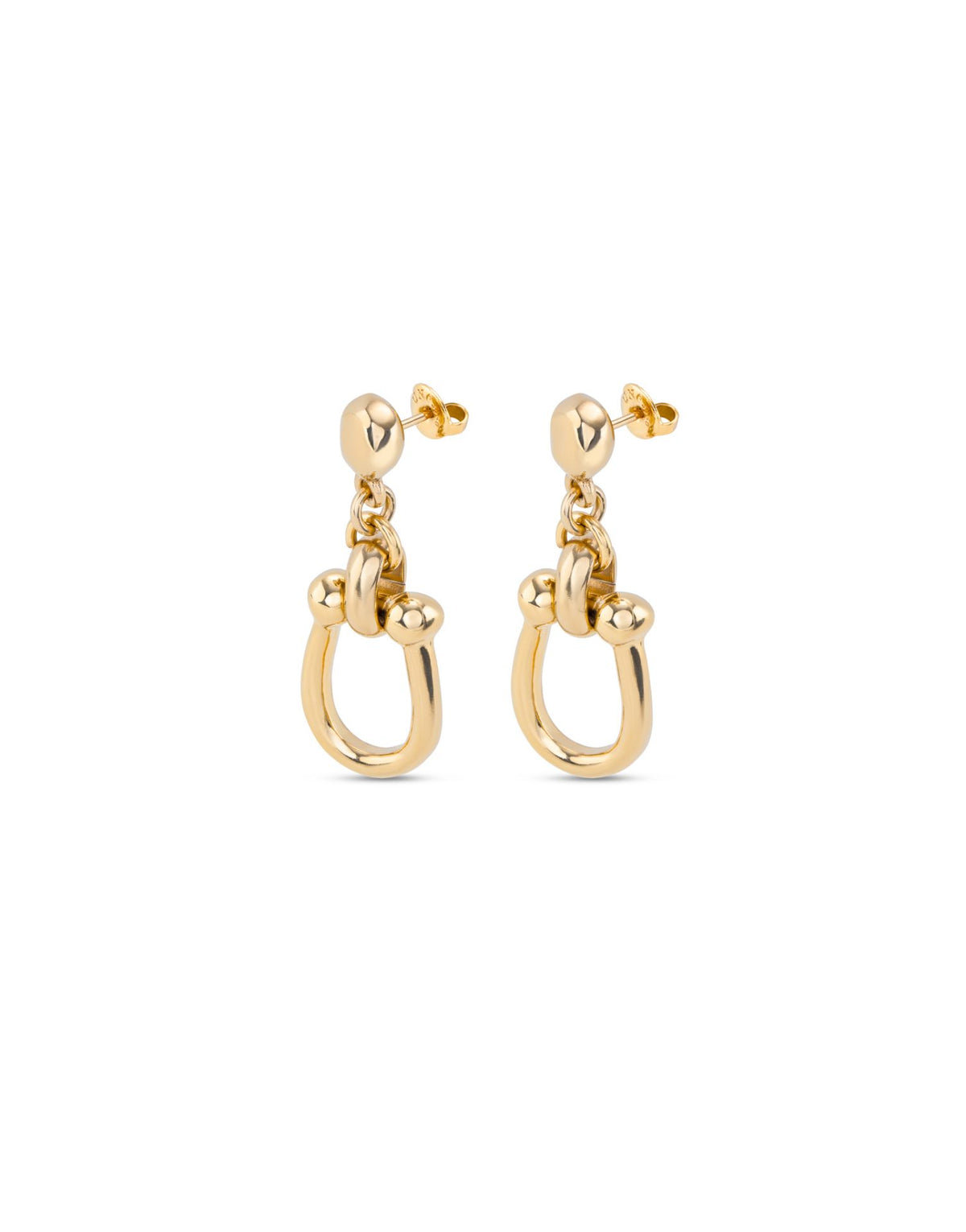 Serotonin Link Earrings in Gold 
