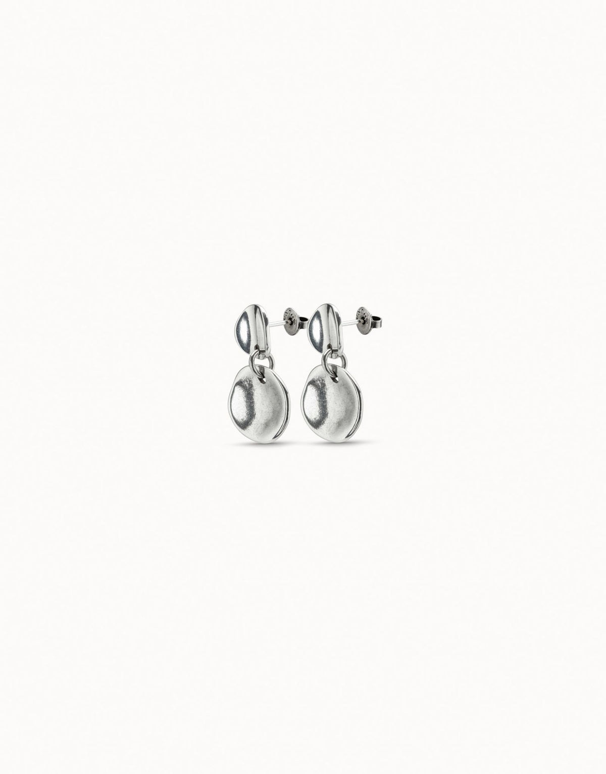 Scales Earrings Silver