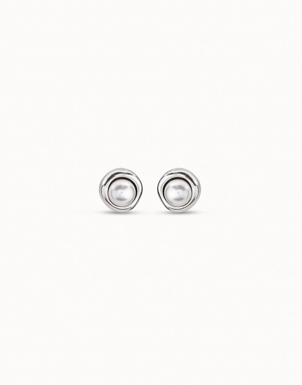 Ego Silver Ear Studs 