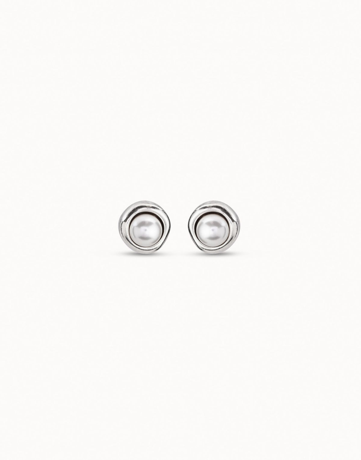 Ego Silver Ear Studs 