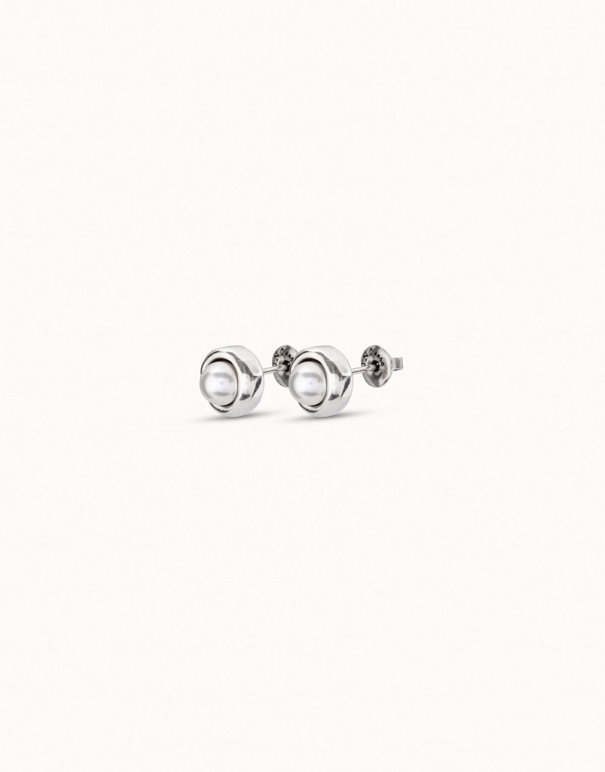 Ego Silver Ear Studs 