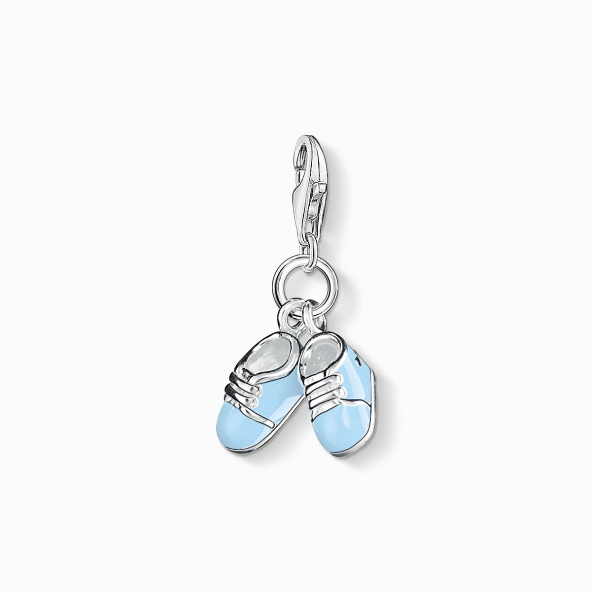 Blue Baby Shoes Charm 