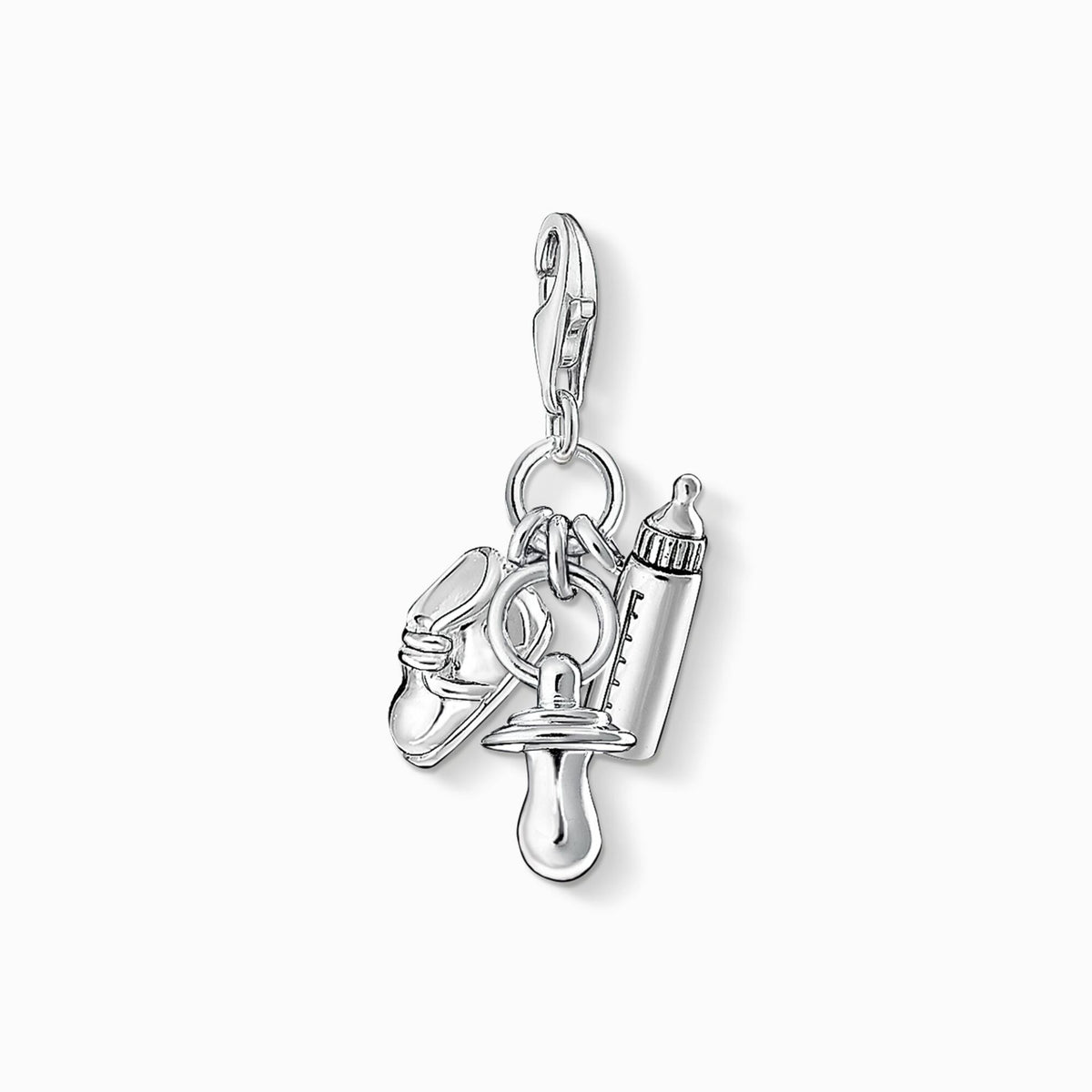 Bottle, Dummy and Shoe Charm 