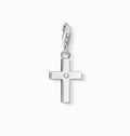 Cross Charm with Cubic Zirconia