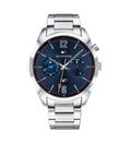 Deacon Watch with Blue Dial and Stainless Steel Bracelet