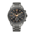 Lars Rose Gold and Grey Watch with Stainless Steel Bracelet