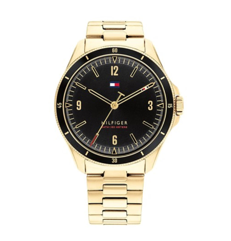Maverick Gold Plated Watch with Stainless Steel Bracelet 