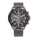 Miles Grey Dial Watch with Grey Mesh Strap