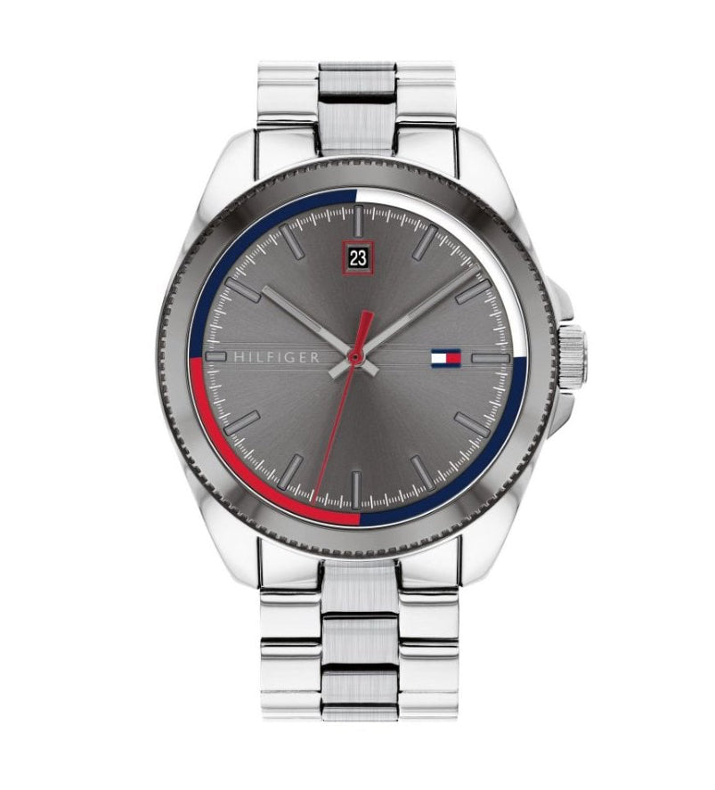 Riley Watch with Grey Dial and Stainless Steel Bracelet