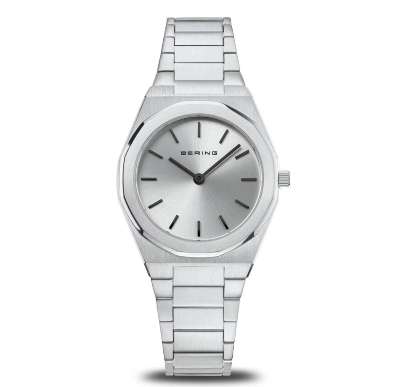 Classic Brushed Silver with Silver Dial