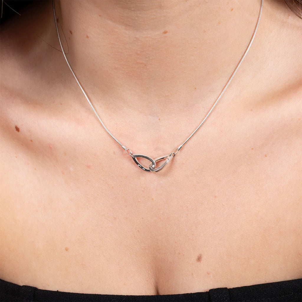 Small Linked Petal Pendant