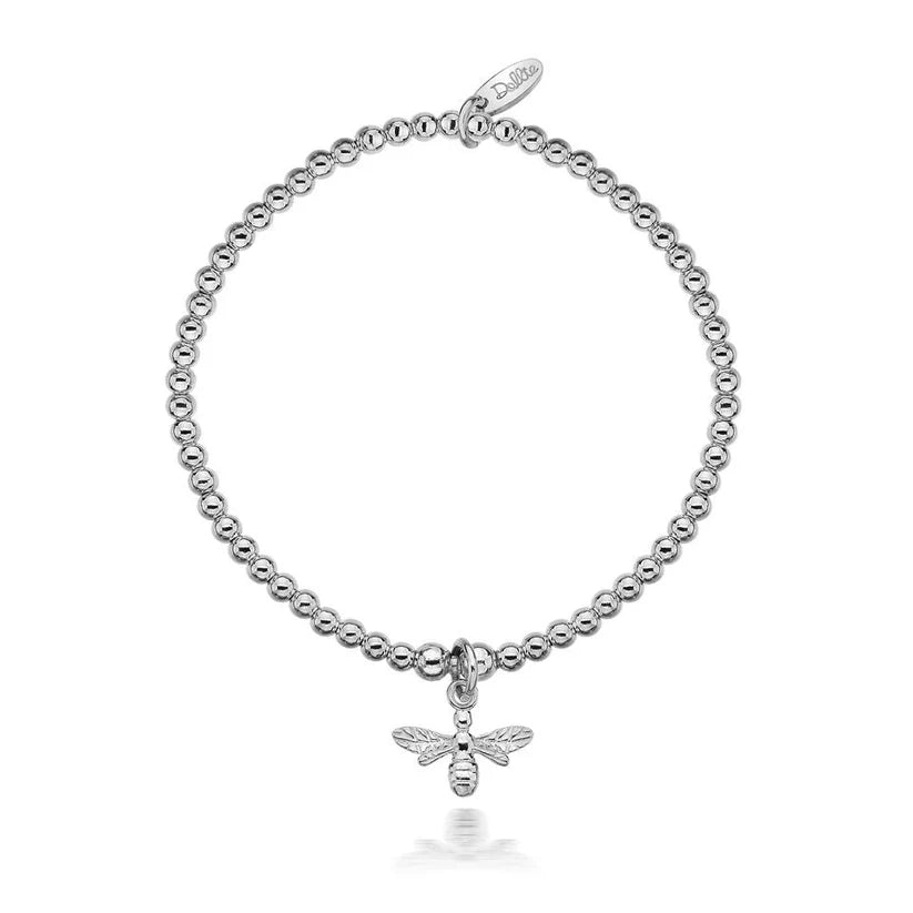 Silver Honey Bee Bracelet