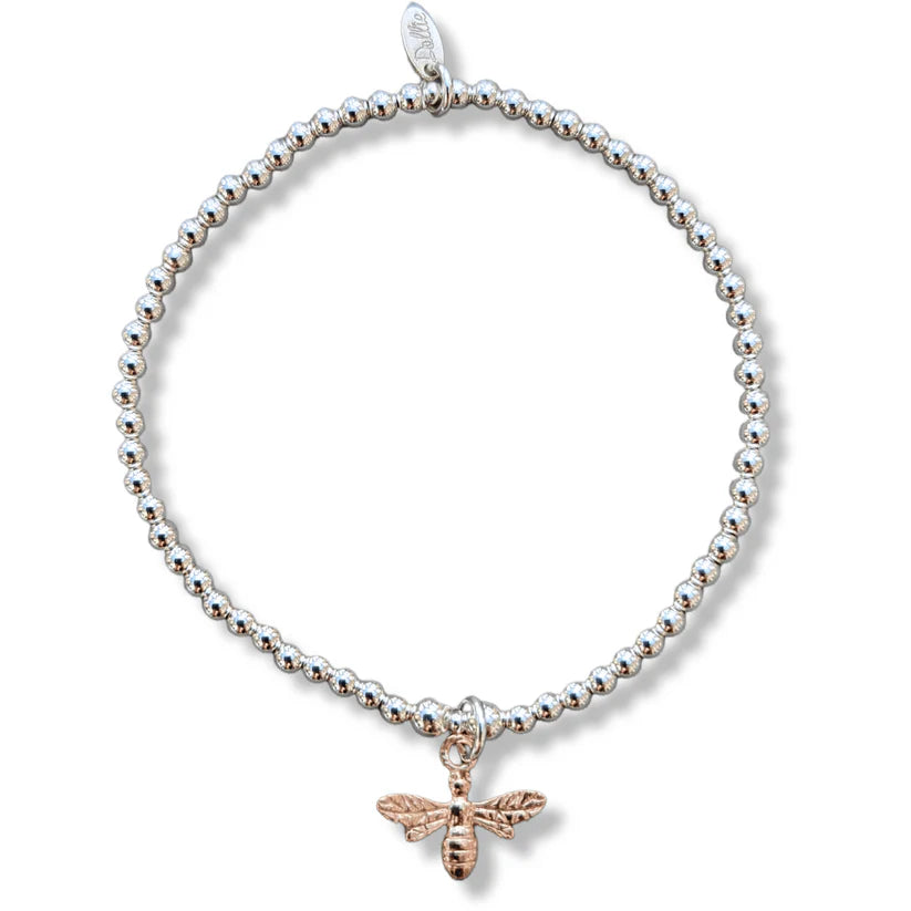 Rose Gold Honey Bee Bracelet