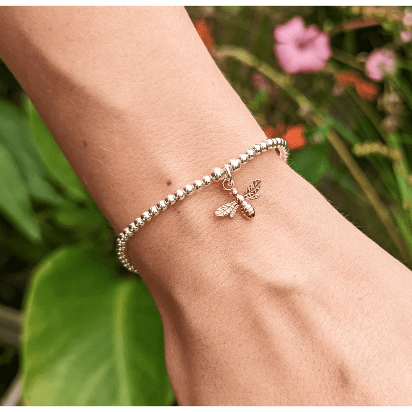 Rose Gold Honey Bee Bracelet