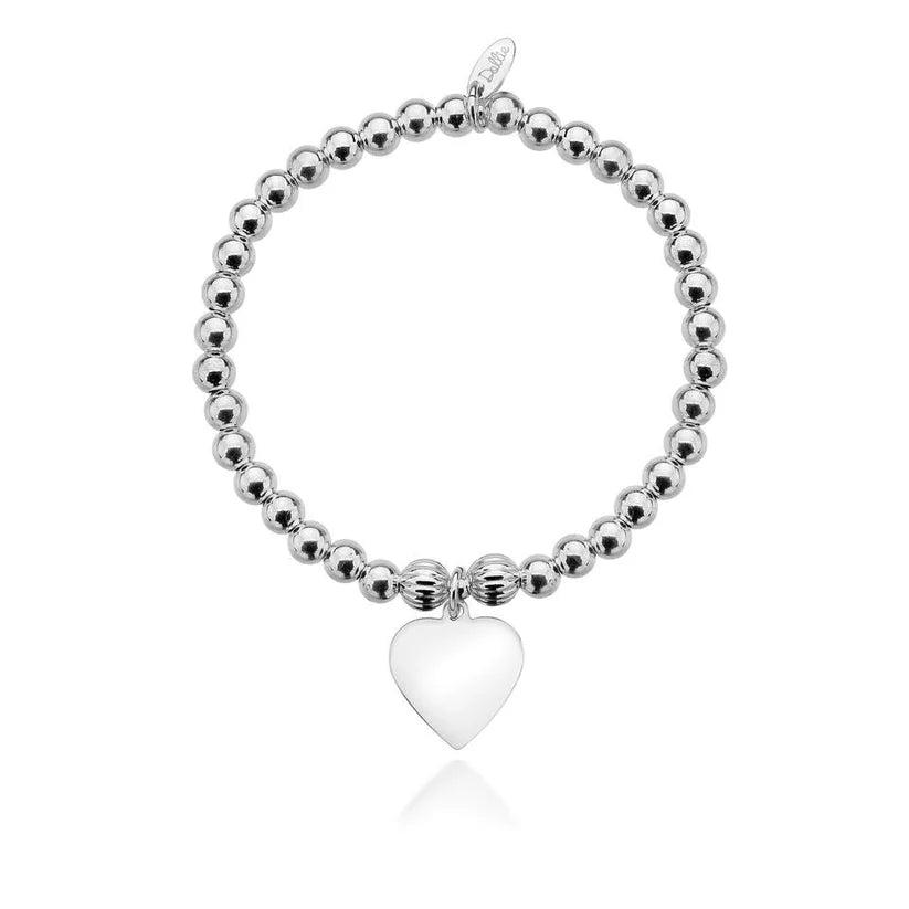 Polished Heart Bracelet