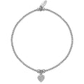 White Heart Sparkle Bracelet