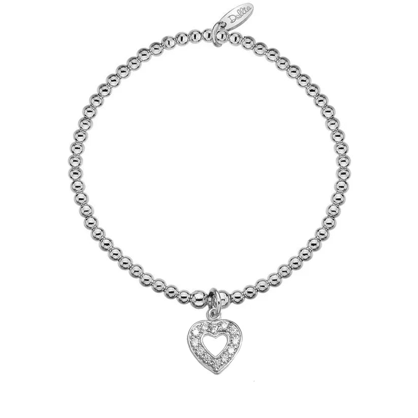 Open Heart Sparkle Bracelet