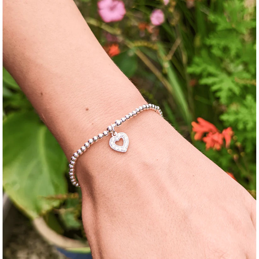 Open Heart Sparkle Bracelet