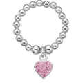 Pink Heart Sparkle Ring