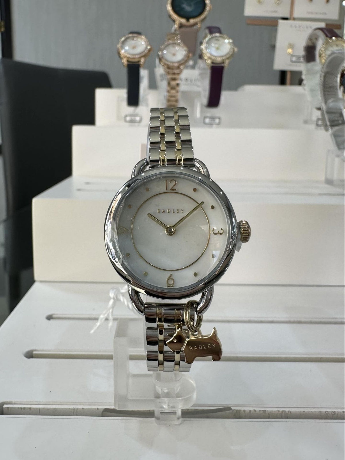 Small Two Tone Radley Watch with Mother of Pearl Dial