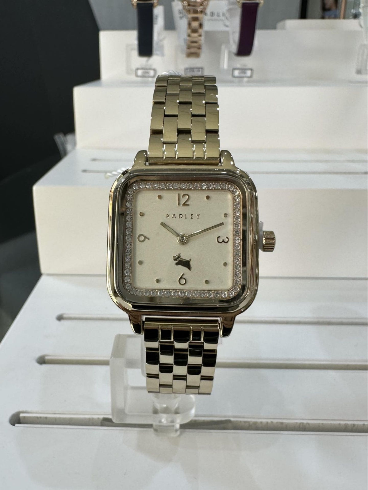 Square Gold Tone Ladies Radley Watch
