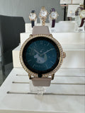 Series 07 Stone Set Smart Watch with Cobweb Leather Strap