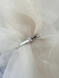 9ct White Gold Princess Cut Diamond Solitaire