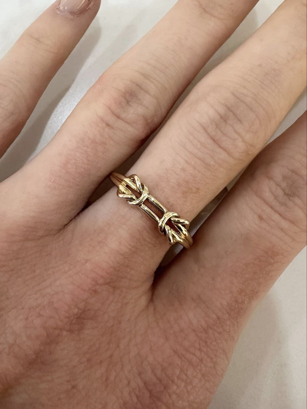 9ct Yellow Gold Knot Ring