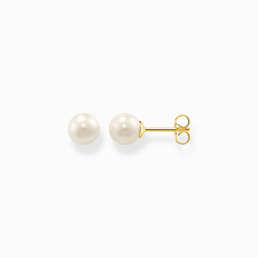 Pearl Gold Ear Studs 
