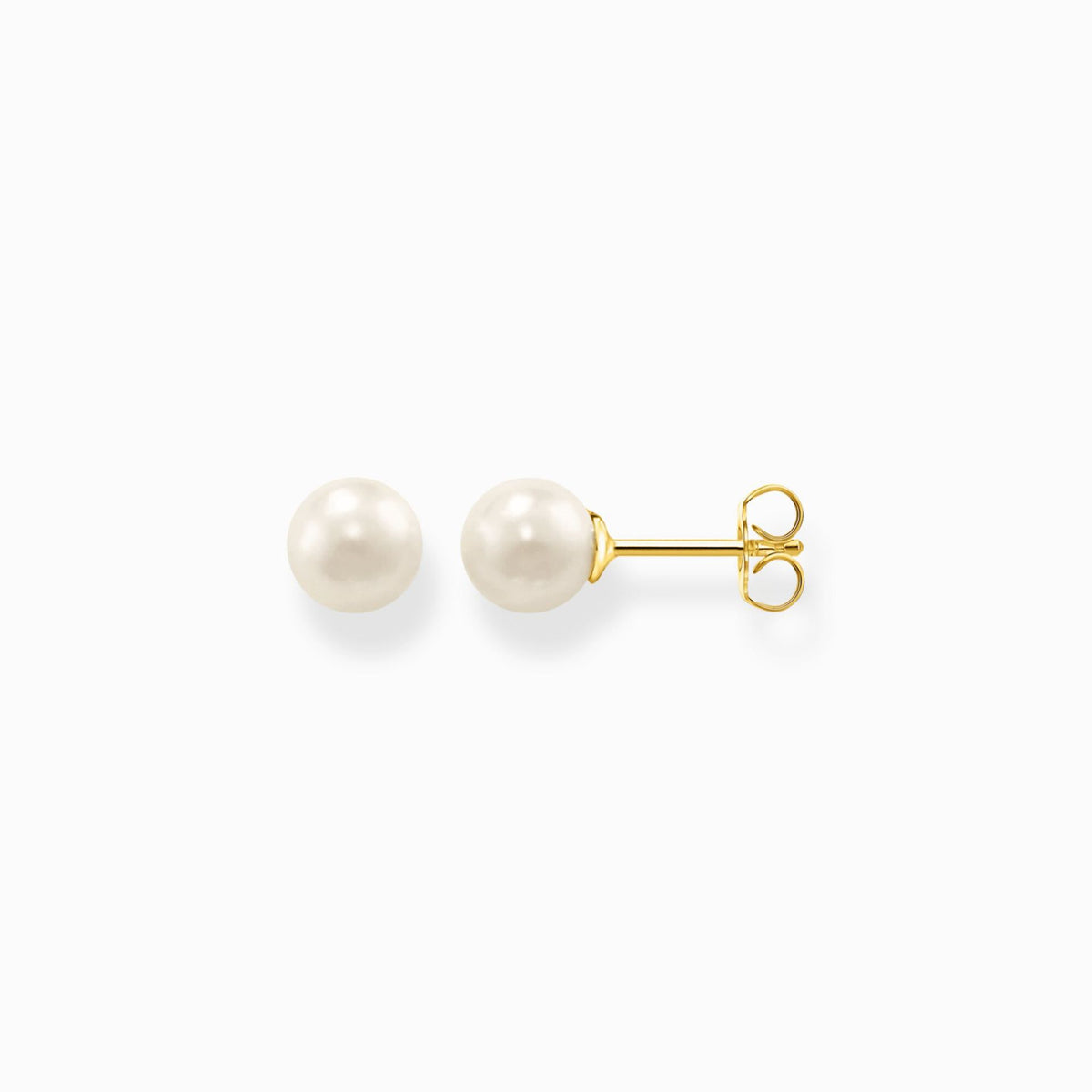 Pearl Gold Ear Studs 