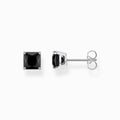 Black Onyx Princess Cut studs 