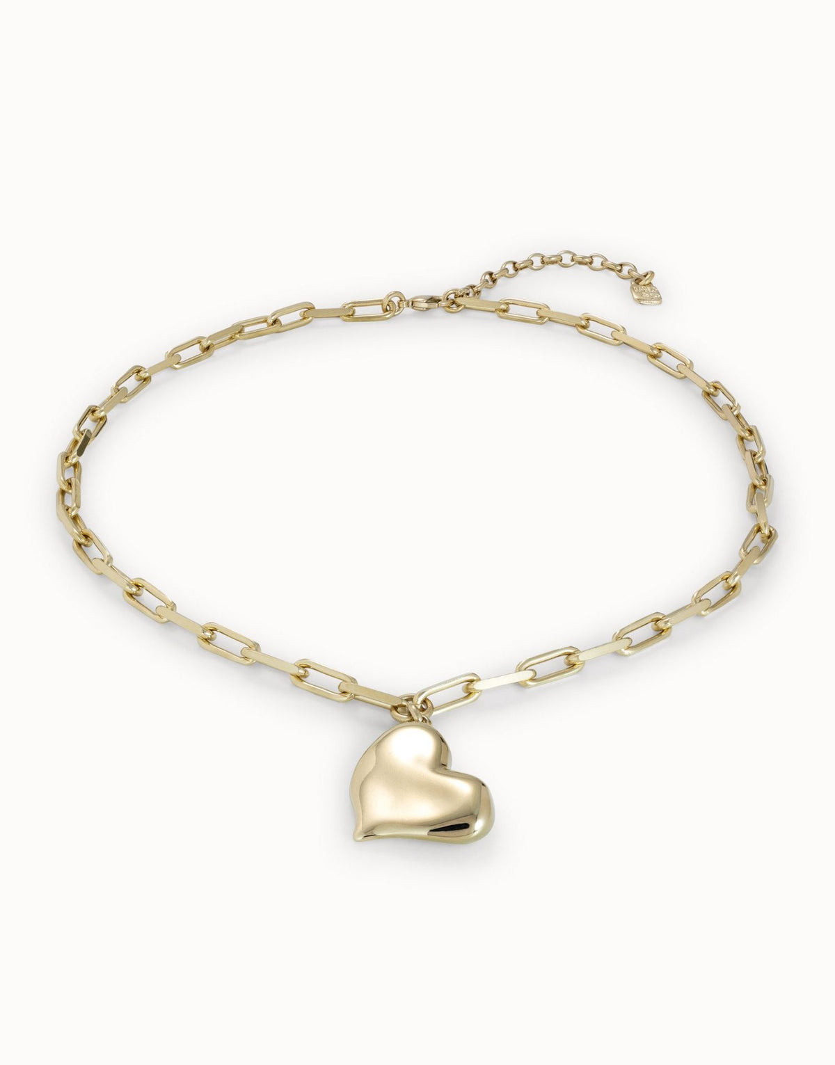 Heartbeat 18ct Gold Plated Paper Chain Necklace