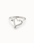 One Love Nailed Heart Silver Bangle