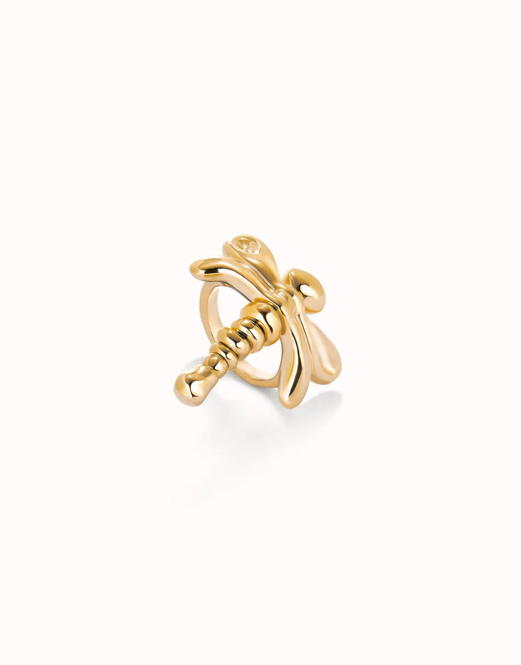 Dragonfly 18ct Gold Plated Ring